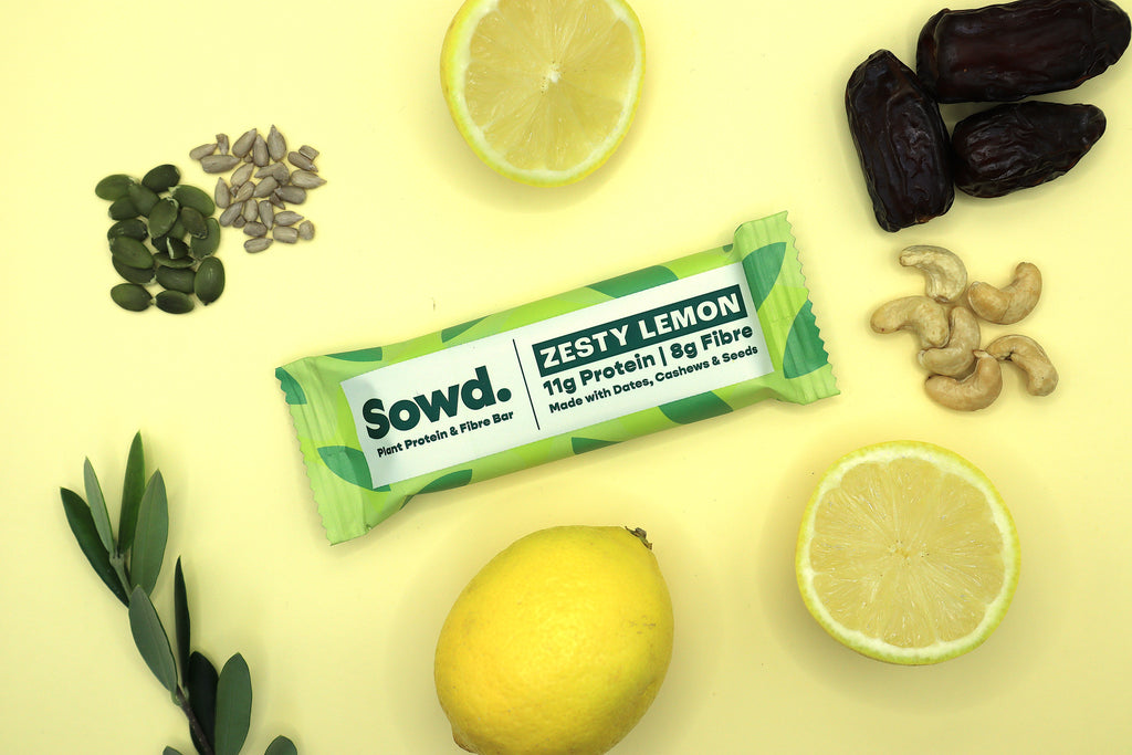Zesty Lemon Protein & Fibre Bars