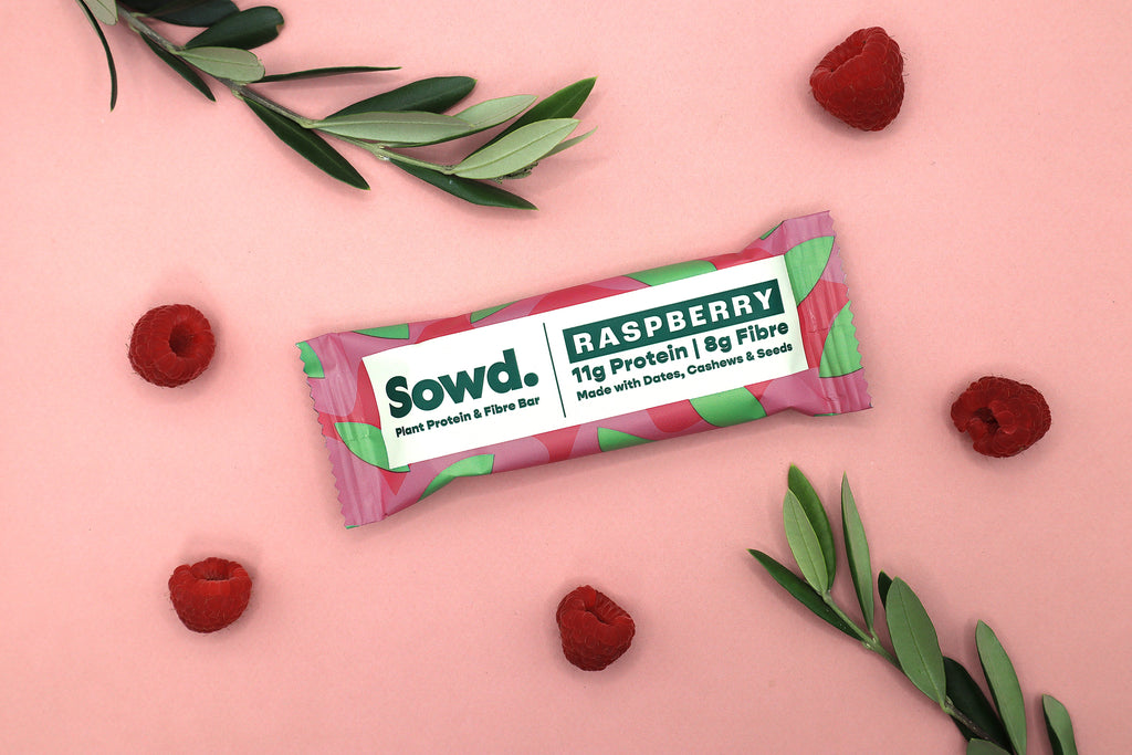 Raspberry Protein & Fibre Bars