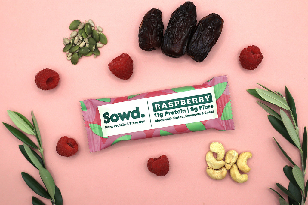 Raspberry Protein & Fibre Bars