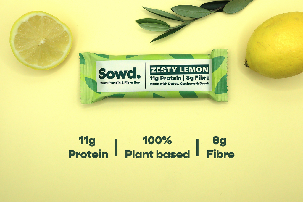 Zesty Lemon Protein & Fibre Bars