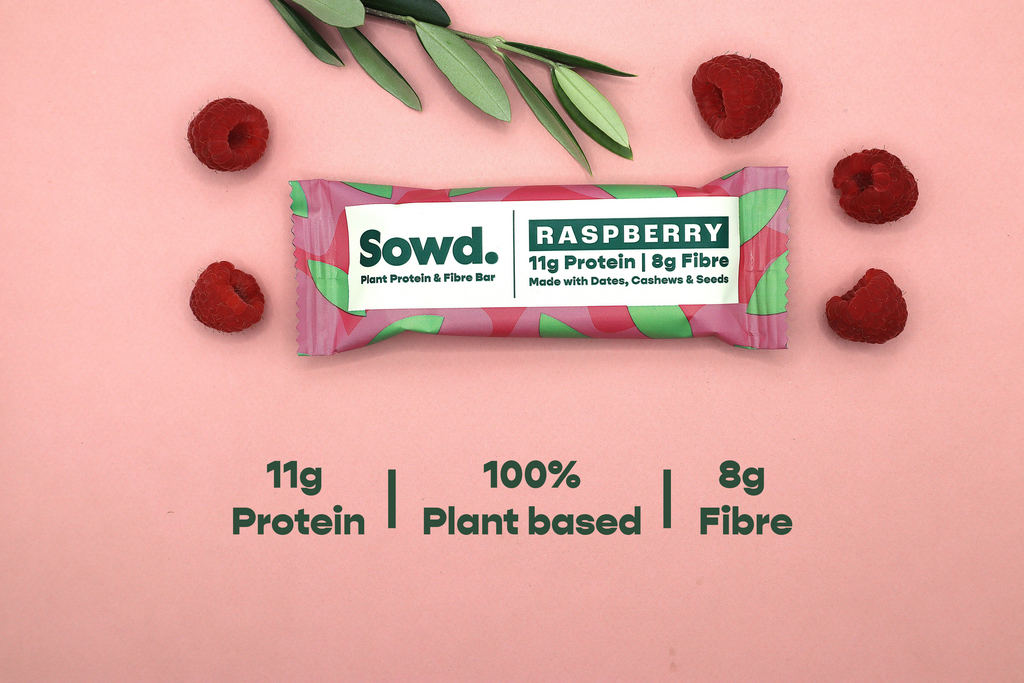 Raspberry Protein & Fibre Bars